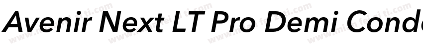Avenir Next LT Pro Demi Condensed字体转换